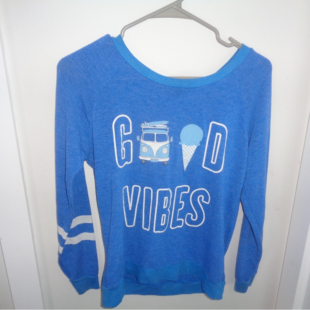 Blue Vintage Havana Good Vibes, Volkswagen, Surfer Vibes, Size S/XS